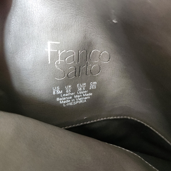 Franco Sarto Over The Knee Leather Boots - Picture 11 of 12